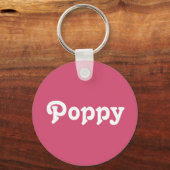 Schlüsselkettenmohn Schlüsselanhänger (Vorderseite)