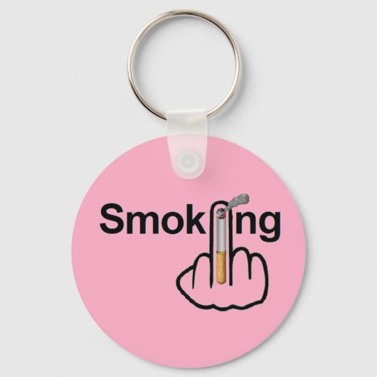 Schlüsselkettenrauchen Gedreht Schlüsselanhänger (Vorderseite)