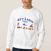 Schlüssellargo FL-Signal-Flaggen Sweatshirt (Vorderseite)