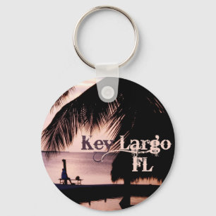 Schlüssellargo-Sonnenuntergang Schlüsselanhänger