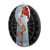 Schlüsselloch-Button oben Dartscheibe (Vorderseite rechts)