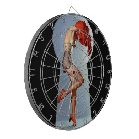 Schlüsselloch-Button oben Dartscheibe (Vorderseite Links)