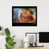 Schlüsselloch Nebula Hubble Telescope Foto Poster (Heimbüro)