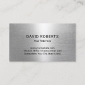 Schlüsselloch-Sicherheitsspeicherdienst Visitenkarte (Rückseite)