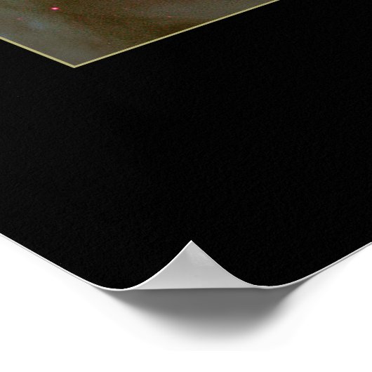 Schlüssellochnebel Poster (Ecke)