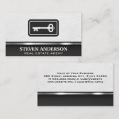 Schlüssellogo | Real Anwesen Visitenkarte (Vorne/Hinten)