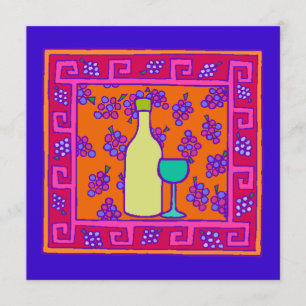 Schlüsselmuster & Party Einladung