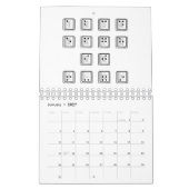 Schlüsselnummern des Braille-Computers Kalender (Jan 2027)