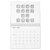 Schlüsselnummern des Braille-Computers Kalender (Mär 2026)