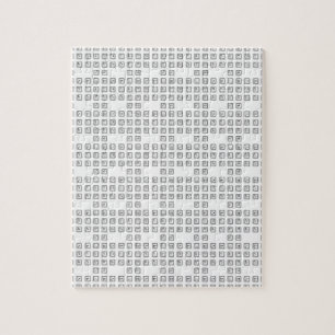 Schlüsselnummern des Braille-Computers Puzzle