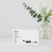 Schlüsselon-line-Kommunikation Visitenkarte (Stehend Vorderseite)