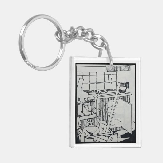 Schlüsselring "Bereinigen" (Vorderseite links)