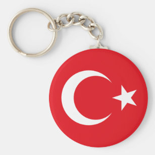 1 X Schlüsselanhänger Metall Flagge Türkei Auto Dose Geschenk für Homme Damen 