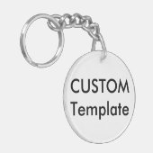 Schlüsselring für den benutzerdefinierten runden A (Vorderseite links)