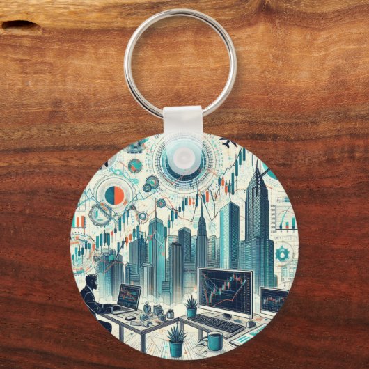 Schlüsselring für den Börsenhandel Schlüsselanhänger (Vorderseite)