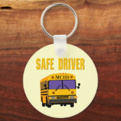 Schlüsselring für den Bus der sicheren Treiberschu Schlüsselanhänger (Vorderseite)