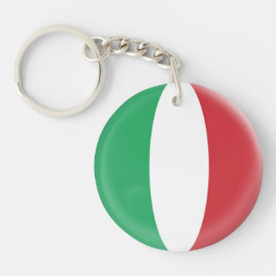 Schlüsselring-Italien-Italienerflagge Schlüsselanhänger