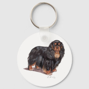 Schlüsselring: König Charles Spaniel (englisches Schlüsselanhänger