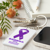 Schlüsselring zum Stoppen häuslicher Gewalt (Vorderseite rechts)