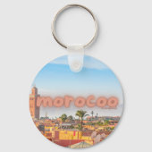 Schlüsseltürschloss Morocoo Schlüsselanhänger (Vorderseite)