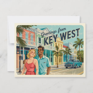 Schlüsselwesten, Florida Postkarte
