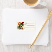 Schlüsselzeichen des Rückkehrrechts Palästinas Adressaufkleber (Insitu)