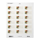 Schlüsselzeichen des Rückkehrrechts Palästinas Adressaufkleber (Vorne)