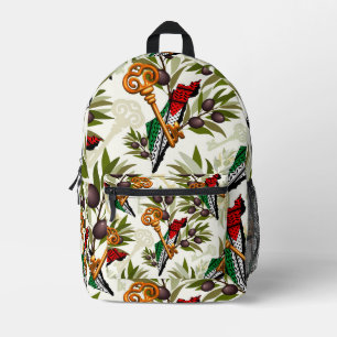 Schlüsselzeichen des Rückkehrrechts Palästinas Bedruckter Rucksack