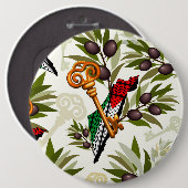 Schlüsselzeichen des Rückkehrrechts Palästinas Button (Vorne & Hinten)