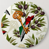 Schlüsselzeichen des Rückkehrrechts Palästinas Button (Vorderseite)