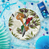 Schlüsselzeichen des Rückkehrrechts Palästinas Pappteller (Party)