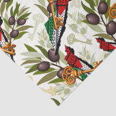 Schlüsselzeichen des Rückkehrrechts Palästinas Seidenpapier (Detail)