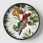 Schlüsselzeichen des Rückkehrrechts Palästinas Uhr (Vorderseite)