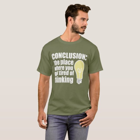 Schlussfolgerung T-Shirt (Vorne ganz)