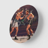 Schlussrunde Runde Wanduhr (Winkel)