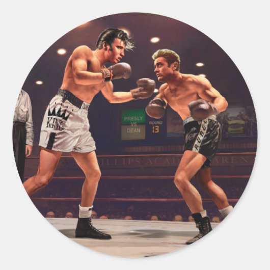 Schlussrunde Runder Aufkleber (Vorderseite)