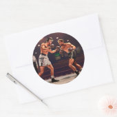 Schlussrunde Runder Aufkleber (Umschlag)