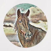 Schlusstier 2 etiketten (Design 1)