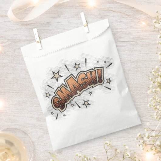 SCHMACH! Vintages Comic Buch Steampunk Pop Kunst Geschenktütchen (Ausgeschnitten)
