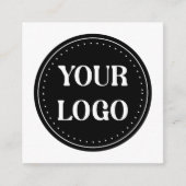 Schmal, modern, poliert und anpassbar begleitkarte (Vorderseite)