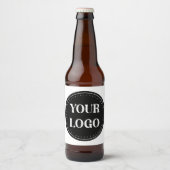 Schmal, modern, poliert und anpassbar bierflaschenetikett (Vorderseite)