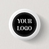 Schmal, modern, poliert und anpassbar button (Vorderseite)