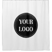 Schmal, modern, poliert und anpassbar duschvorhang (Vorderseite)