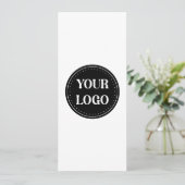 Schmal, modern, poliert und anpassbar einladung (Stehend Vorderseite)