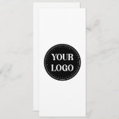 Schmal, modern, poliert und anpassbar einladung (Vorne/Hinten)