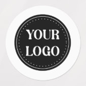 Schmal, modern, poliert und anpassbar etiketten (Design 2)