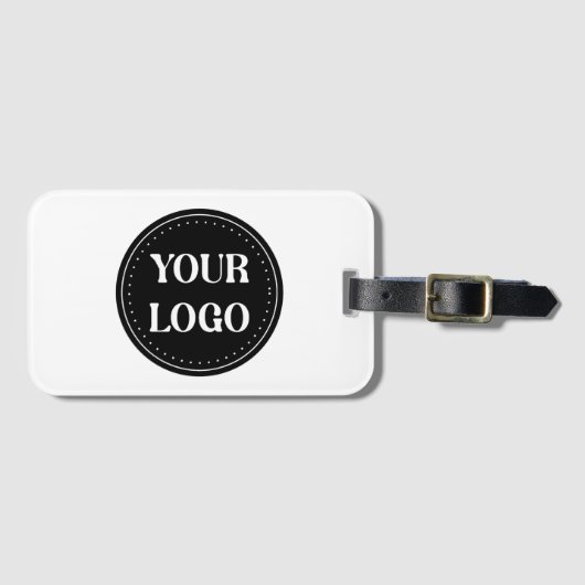 Schmal, modern, poliert und anpassbar gepäckanhänger (Vorderseite (Horizontal))