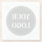 Schmal, modern, poliert und anpassbar glasuntersetzer (Rückseite)