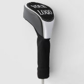 Schmal, modern, poliert und anpassbar golf headcover (angewinkelt)