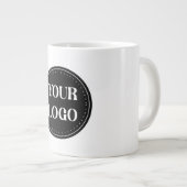 Schmal, modern, poliert und anpassbar Jumbo-Tasse (Vorderseite Rechts)